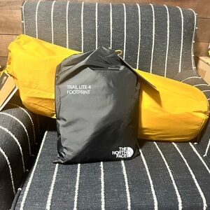 The Northface Trail Lite 4 Tent and Foot Print